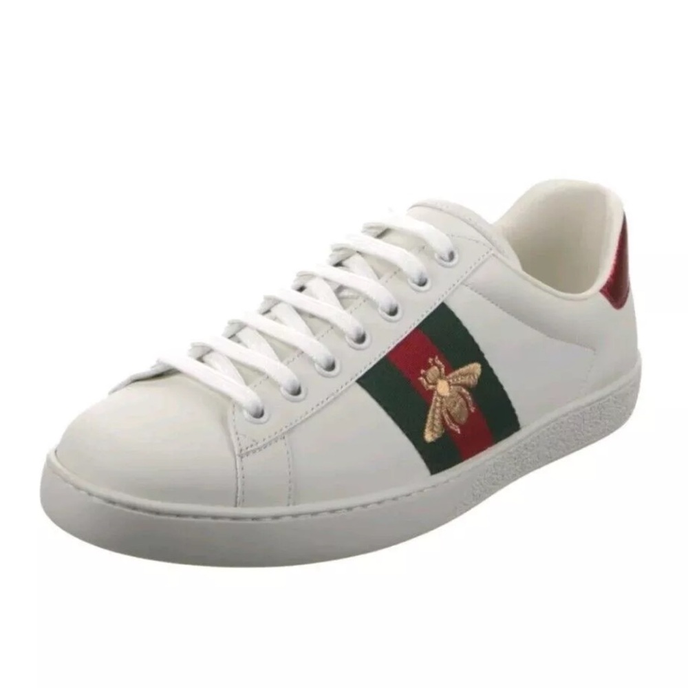 Gucci White and Red Sneakers
